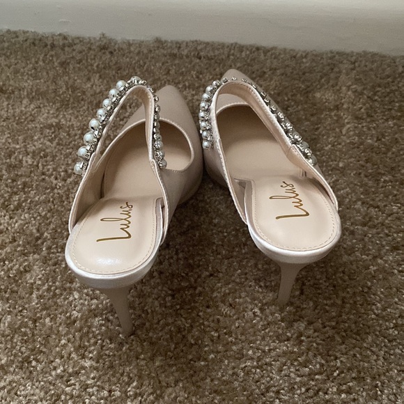 Satin bridal shoes - Picture 3 of 7